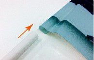 グリップ付フラッグ 袋縫いイメージ